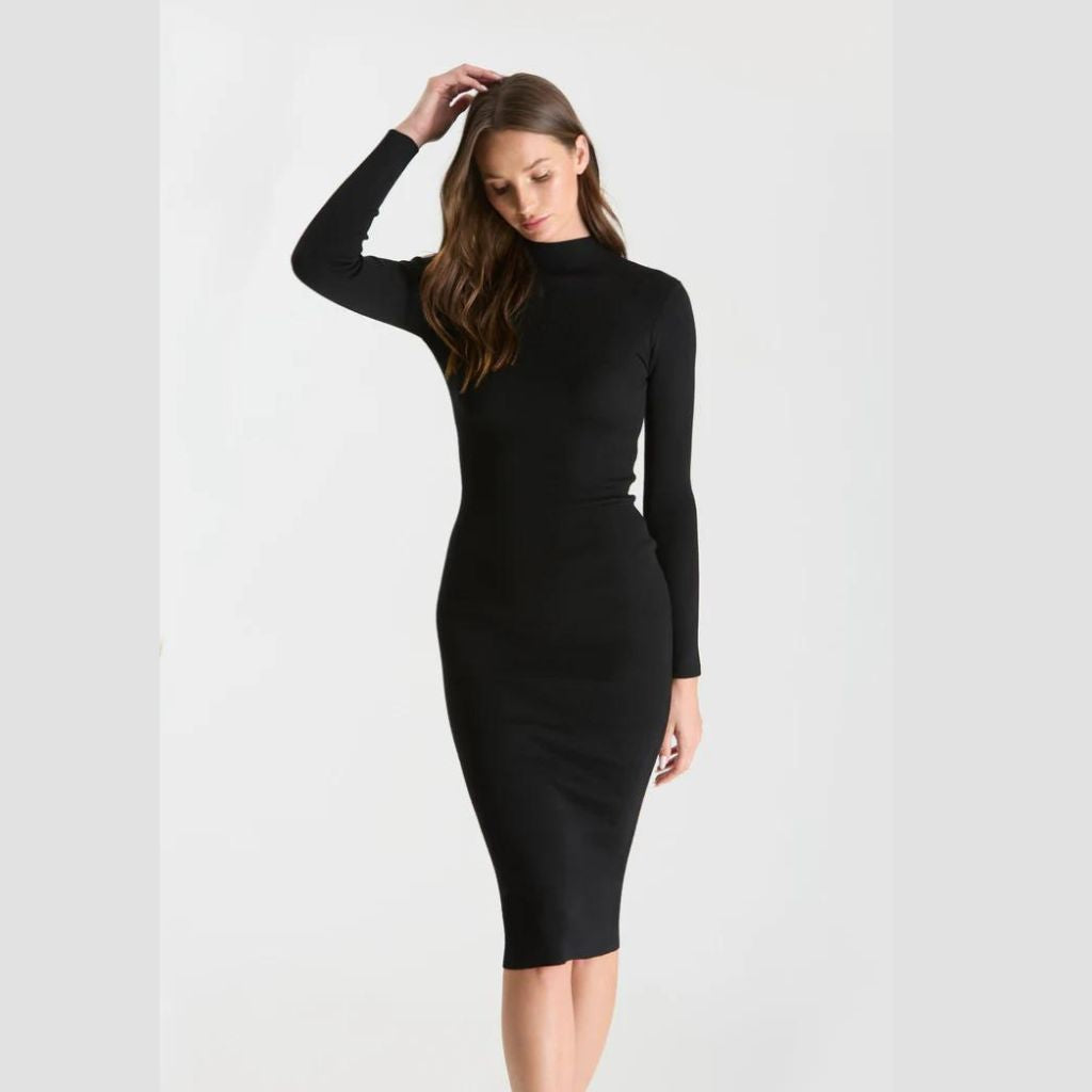 TW 1564 MIDI DRESS BLU PEPPER – GERMANIA'S JEANS COLLECTION