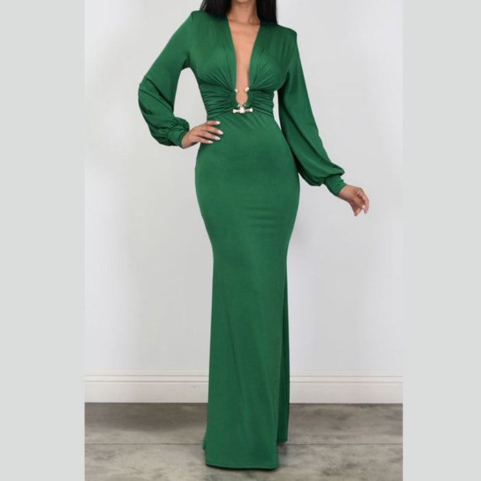 D77159 Long Dress Sj Style