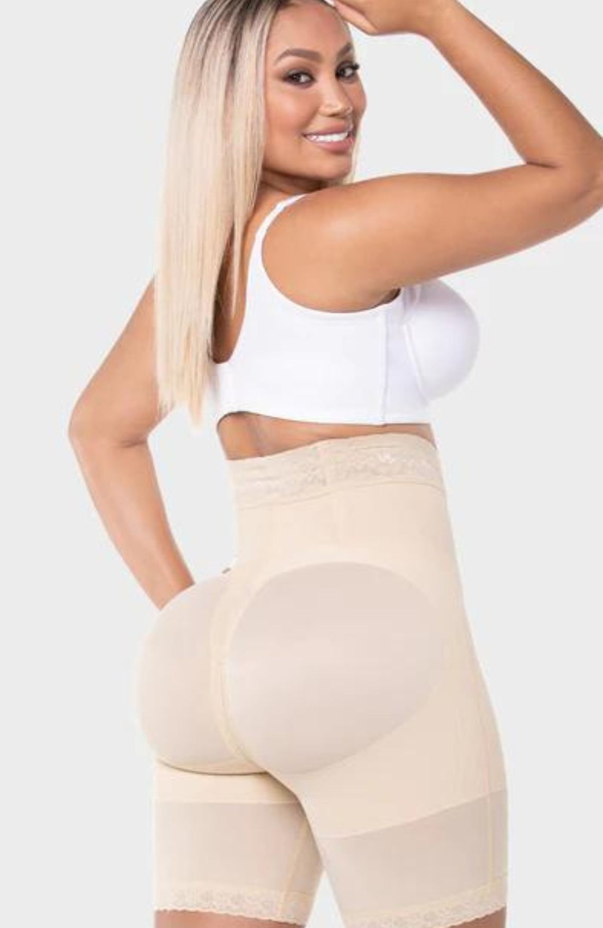 00728  Hourglass Tipe Short M&D  With Zipper