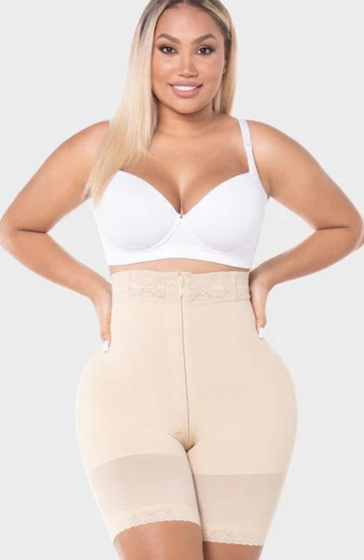 00728  Hourglass Tipe Short M&D  With Zipper