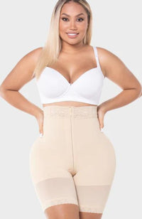 00728  Hourglass Tipe Short M&D  With Zipper