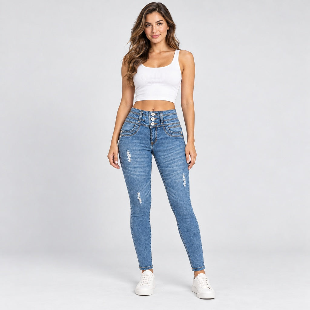 Jeans My Life 7668 en modelo completa