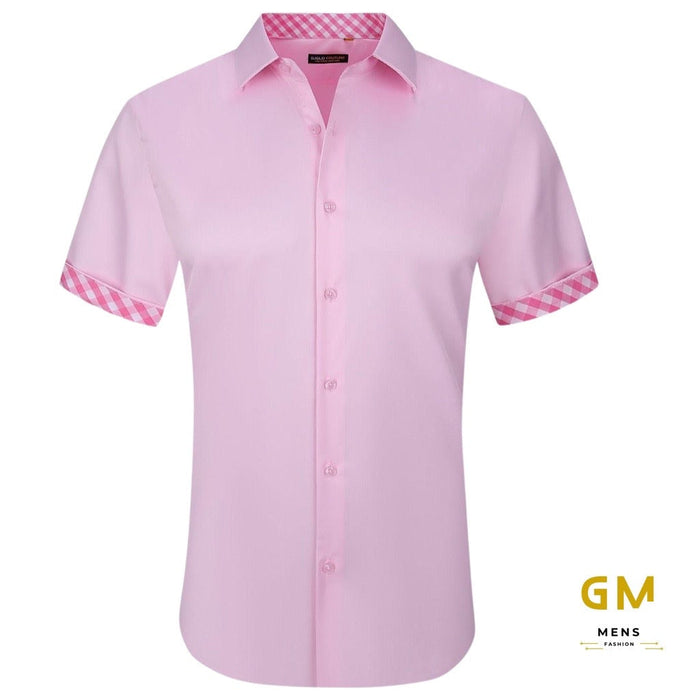 Short Sleeve Shirt Pink