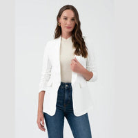 TW 1055 SLEEVE SHIRT BLAZER     BLU PEPPER