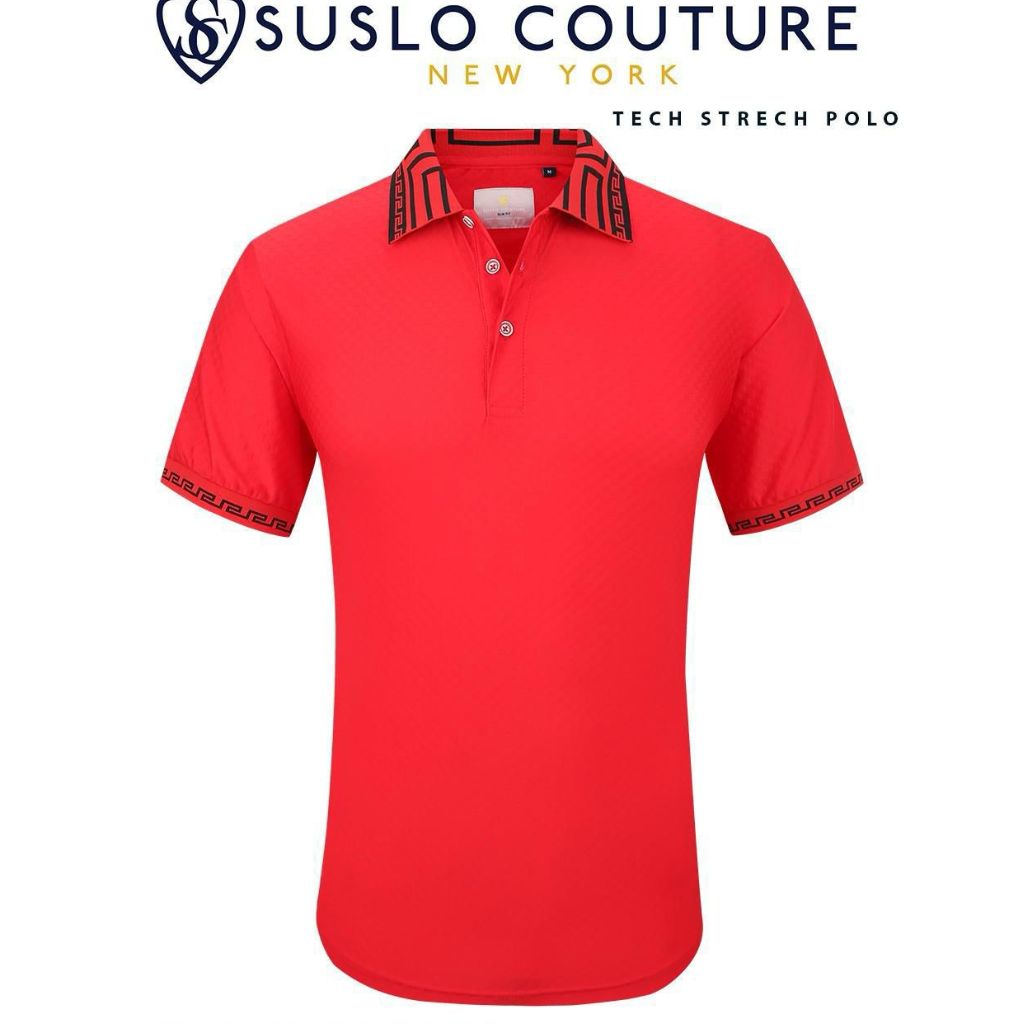 645 Polo Shirt  Suslo Red