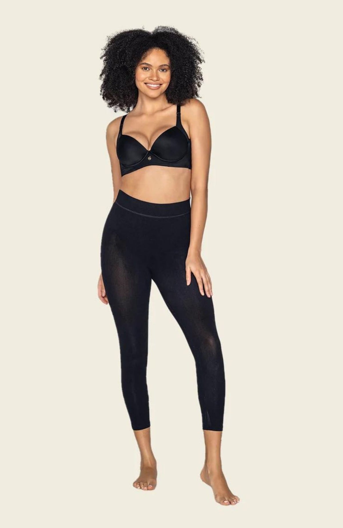 012779 Invisible High-Waisted Capri Shaper Leonisa