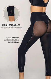 012779 Invisible High-Waisted Capri Shaper Leonisa