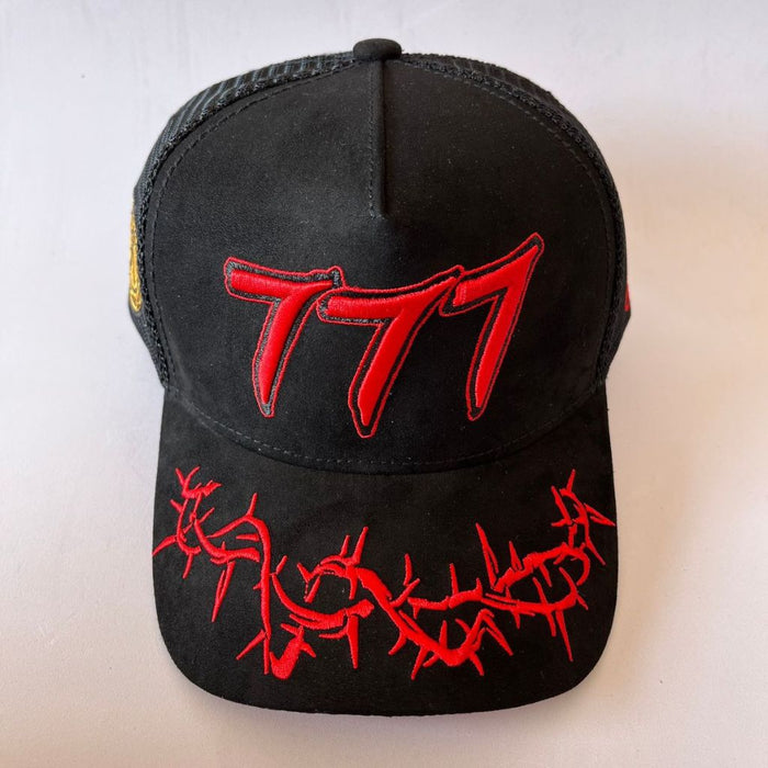777 SUEDE TRUCKER HAT HUDSON