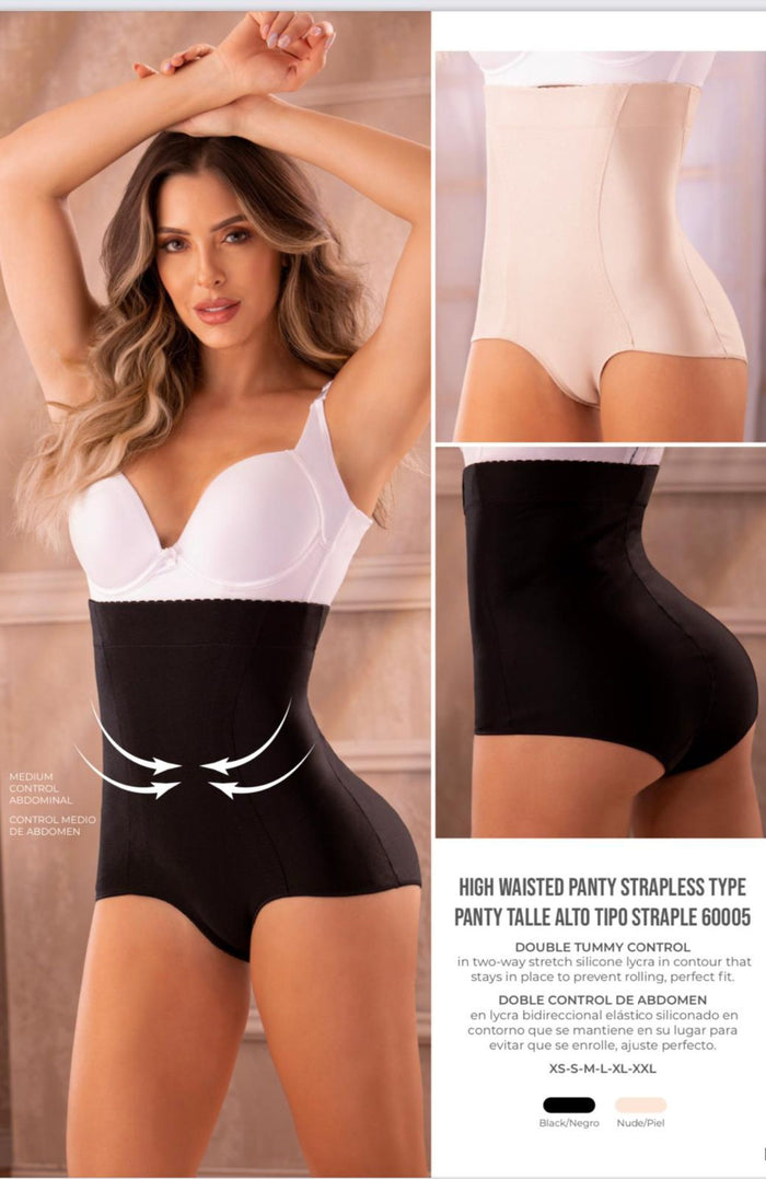 60005 High Waisted Pnaty Strapless