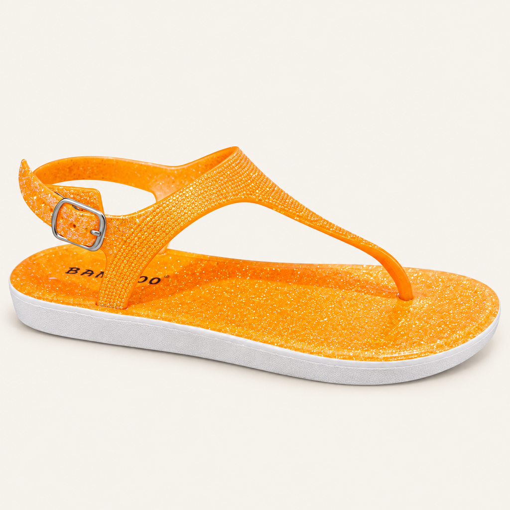 Bamboo ASSUME-01 naranja NOGJLY, fondo marfil