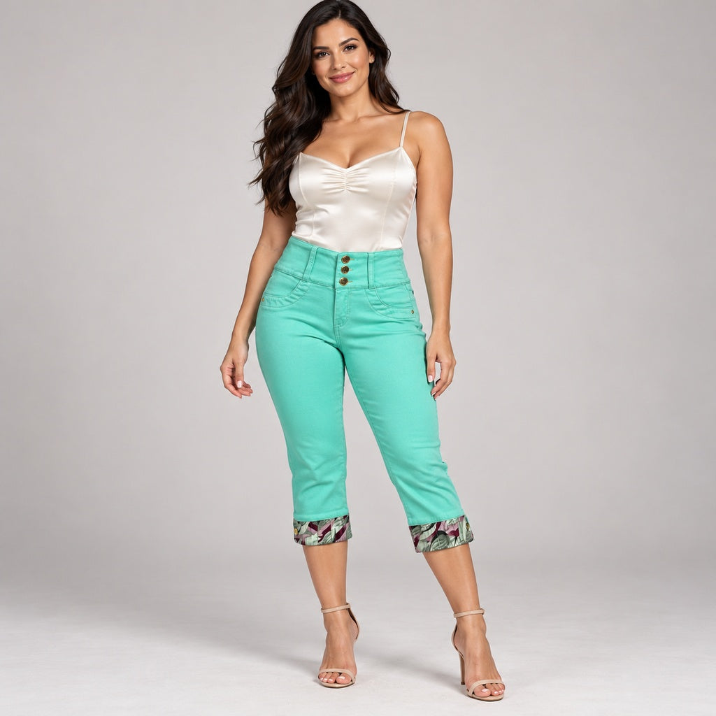 Capri J715 verde en modelo adulta