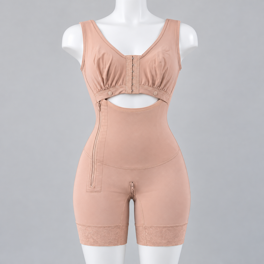 Faja Delie 09375 café en maniquí, frente