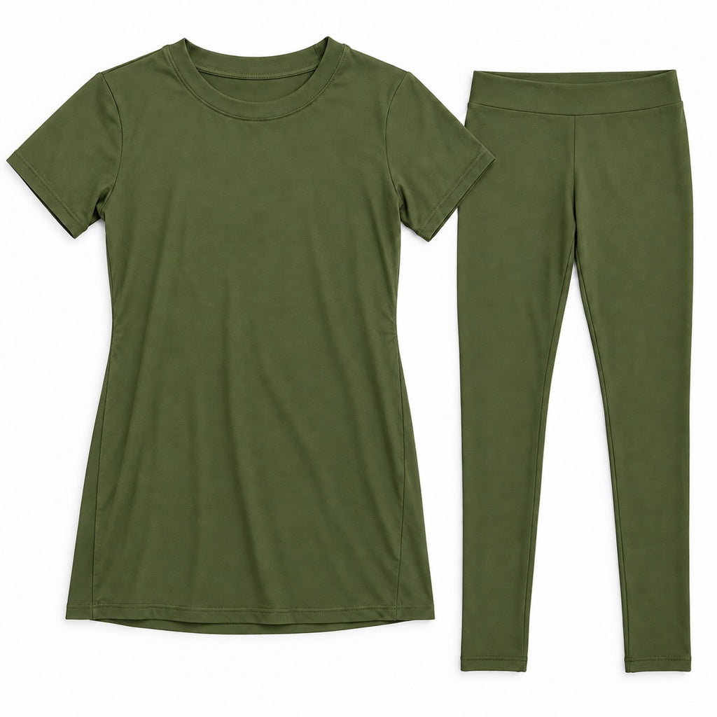 Conjunto Casual Esencial olivo