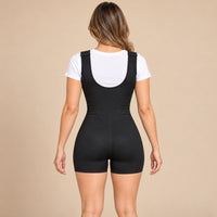 Faja 9300 negra con modelo profesional — espalda