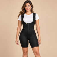Faja 9301 negra con modelo profesional — frente