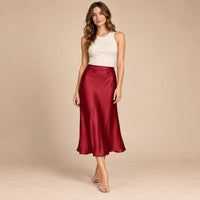 Falda 14864-red en modelo