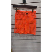 Cover up T3265 naranja: short de malla