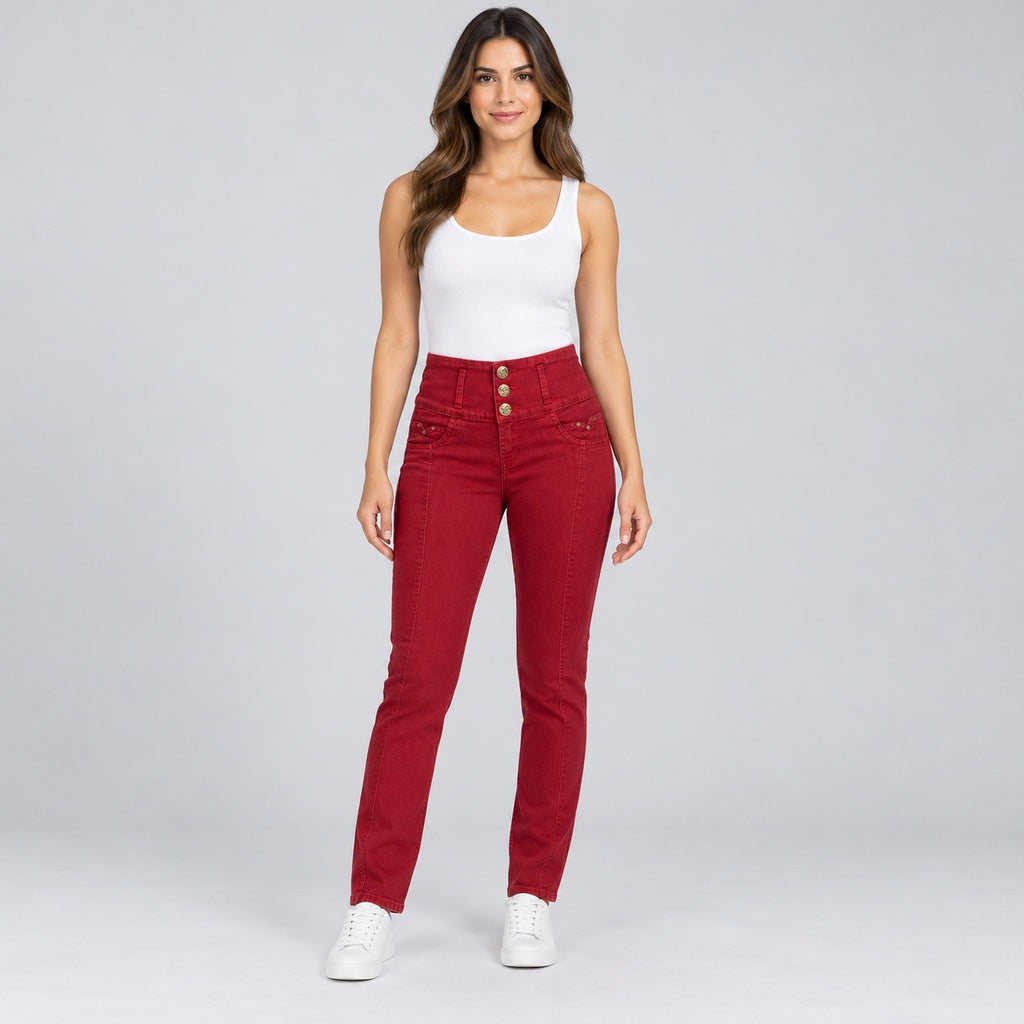 Jeans 1342P en modelo completa