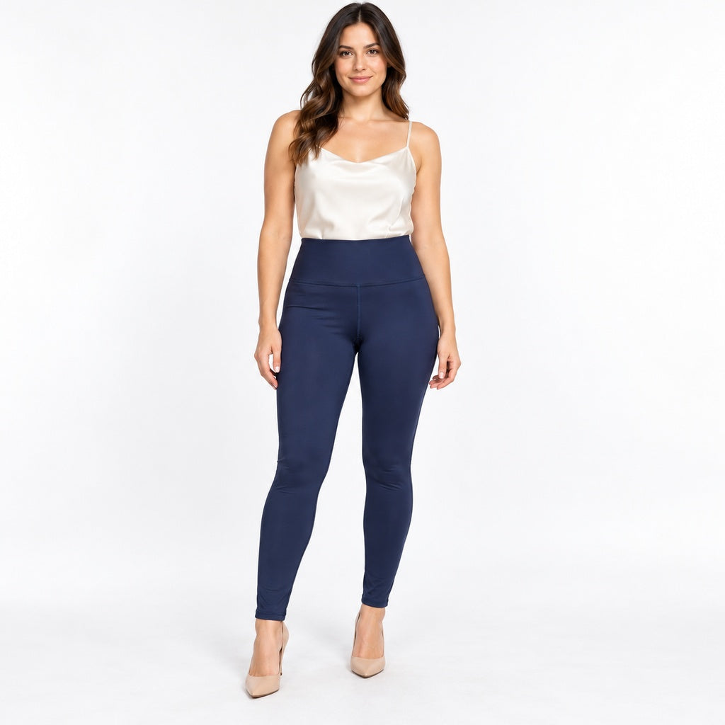 Leggings 165 azul marino en modelo adulta