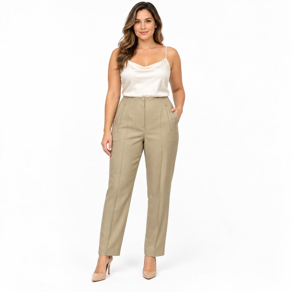 Pantalón Bottari 2569 beige en modelo adulta
