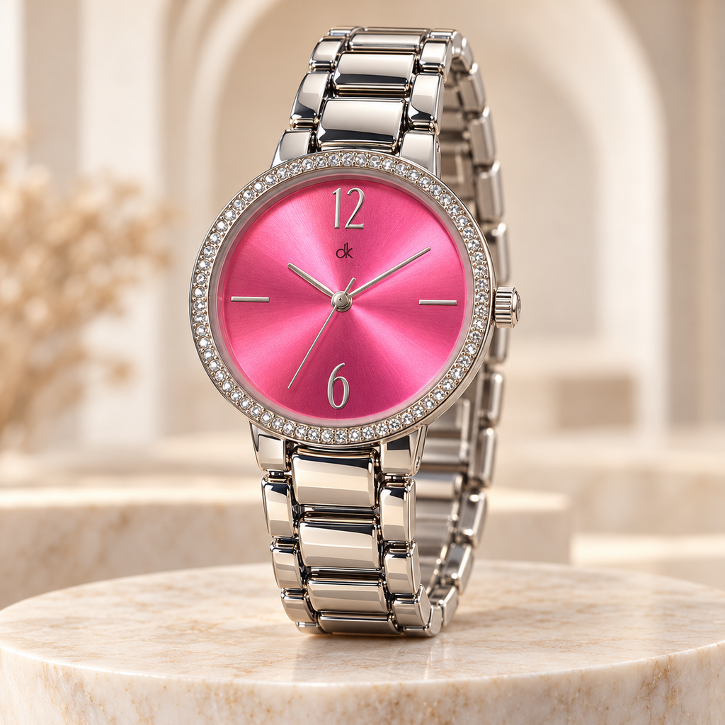 Reloj Rosado Brillante - foto profesional Germania Jeans