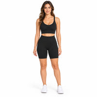 Conjunto deportivo 5617 negro con modelo adulta
