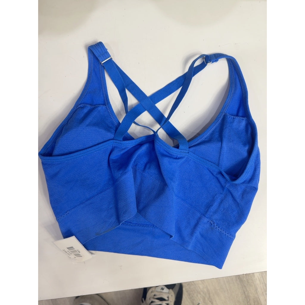 Top Nice azul-espalda, talla única