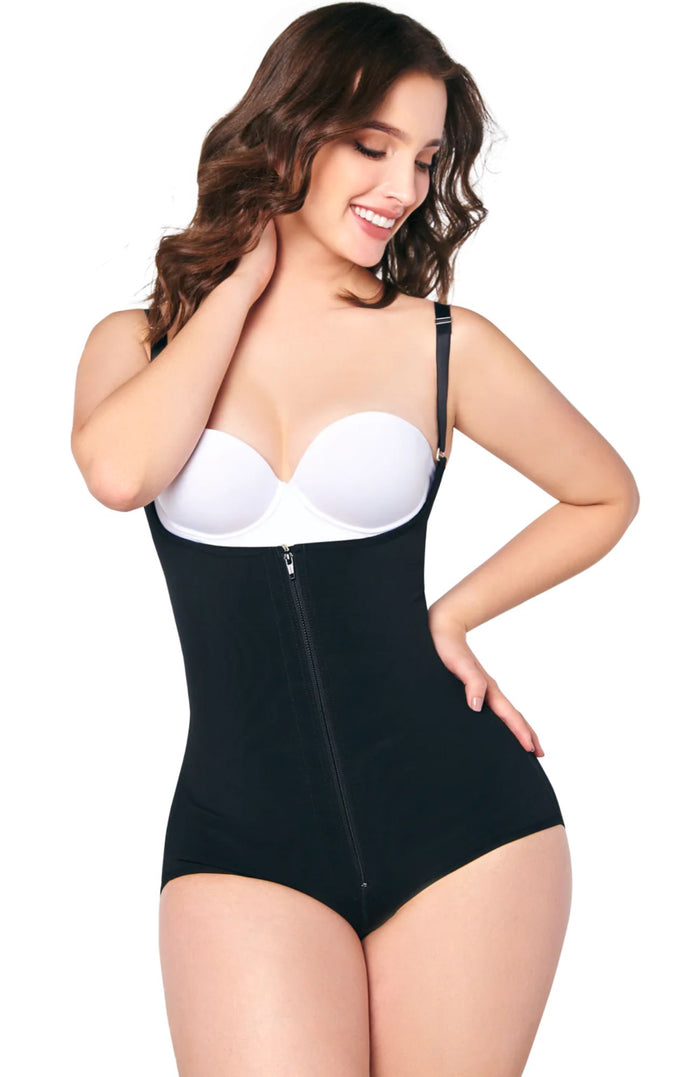 1015 - Panty Body Shaper With Covered Back And Zipper