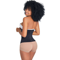 5030 Waist Trainer Strapless Black