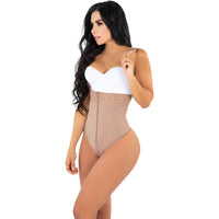 1115 - Panty Tanga Sin Tirantes Con Cremallera